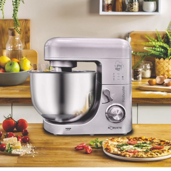 Robuste Pétrin 8 vitesses 8 Litres- 3 KG- 1800W