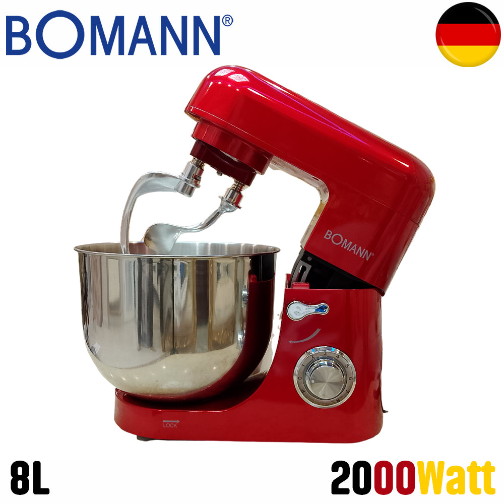 pétrin bomann 2000w / 8 L - ROBOT  double crochet