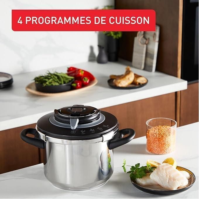 Seb Cocotte-Minute Clipso+ CHEF 10L Induction Inox