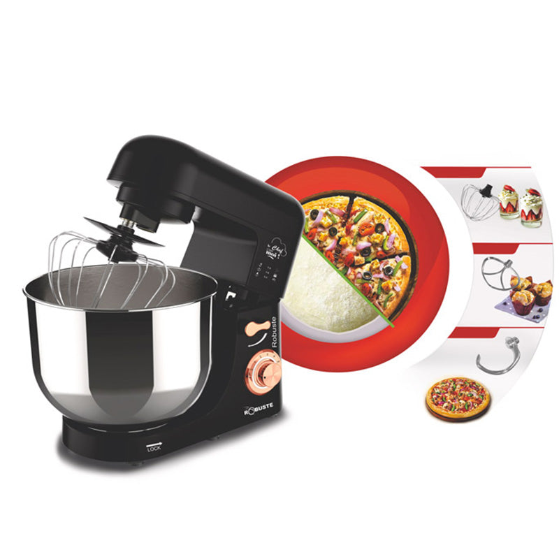 Robuste Pétrin 8 vitesses 8 Litres- 3 KG- 1800W