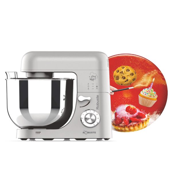 Robuste Pétrin 8 vitesses 8 Litres- 3 KG- 1800W