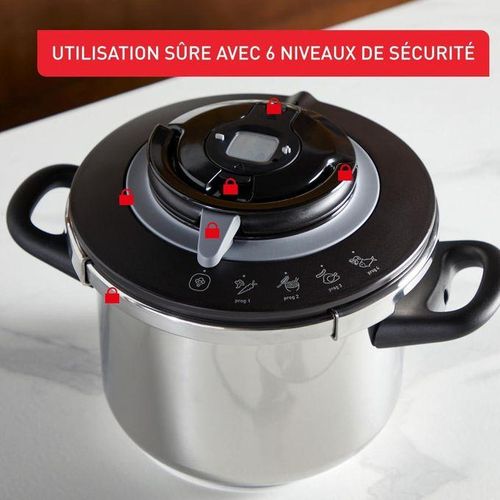 Seb Cocotte-Minute Clipso+ CHEF 10L Induction Inox