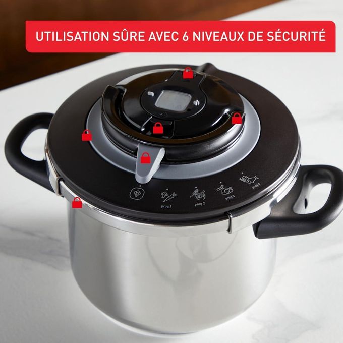Seb Cocotte-Minute Clipso+ CHEF 10L Induction Inox