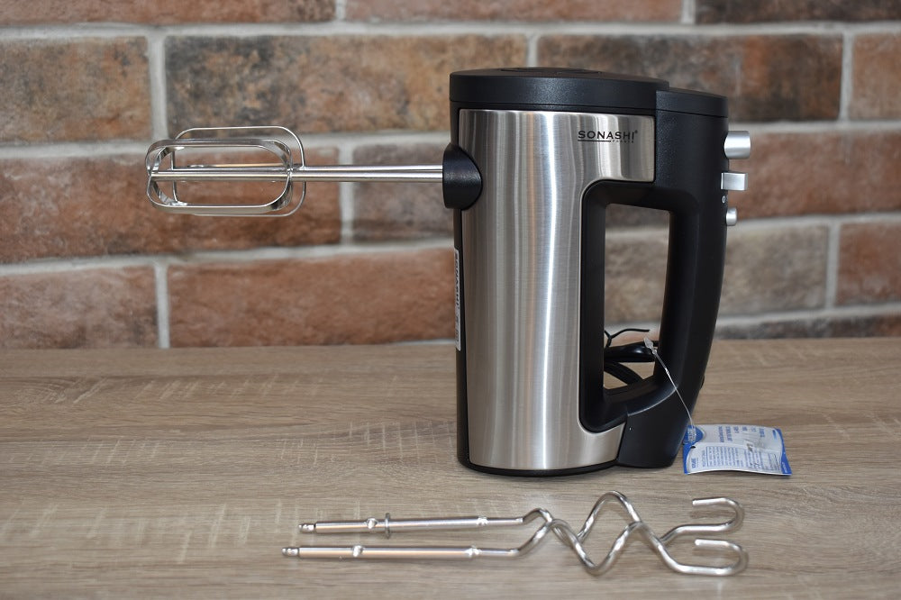 Sonashi Batteur Électrique À Main 300W Inox 6 vitesses et Turbo - SMX 126N