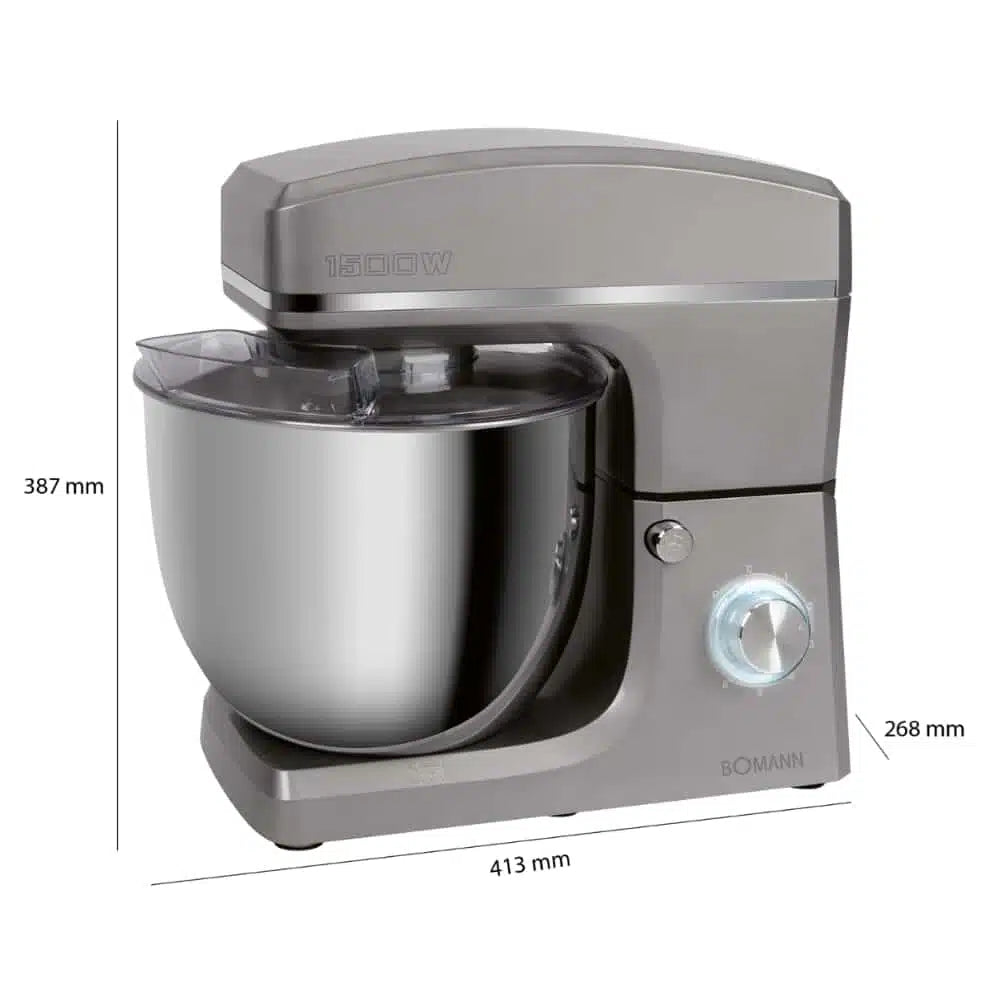 Pétrin BOMANN Double Crochet Multismart 6.2L 1500W