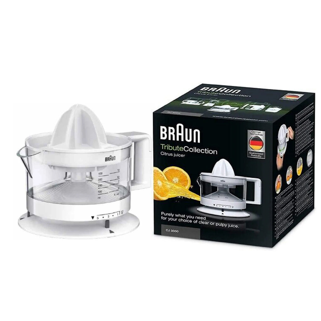 عصارة حمضيات ( 20W ) - ابيض BRAUN - Tribute Collection Citrus Juicer Cj3000