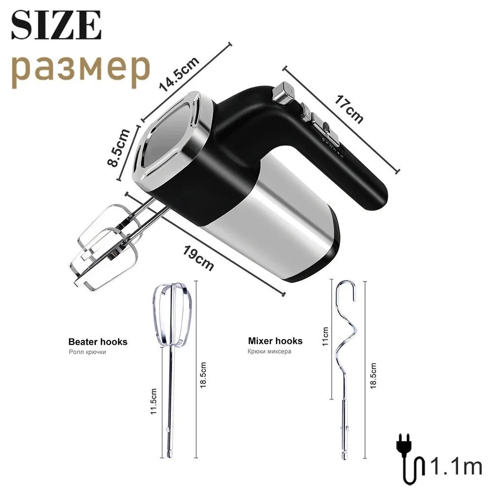 Batteur inox 300W 05 vitesses + Turbo Sonashi SMX-153