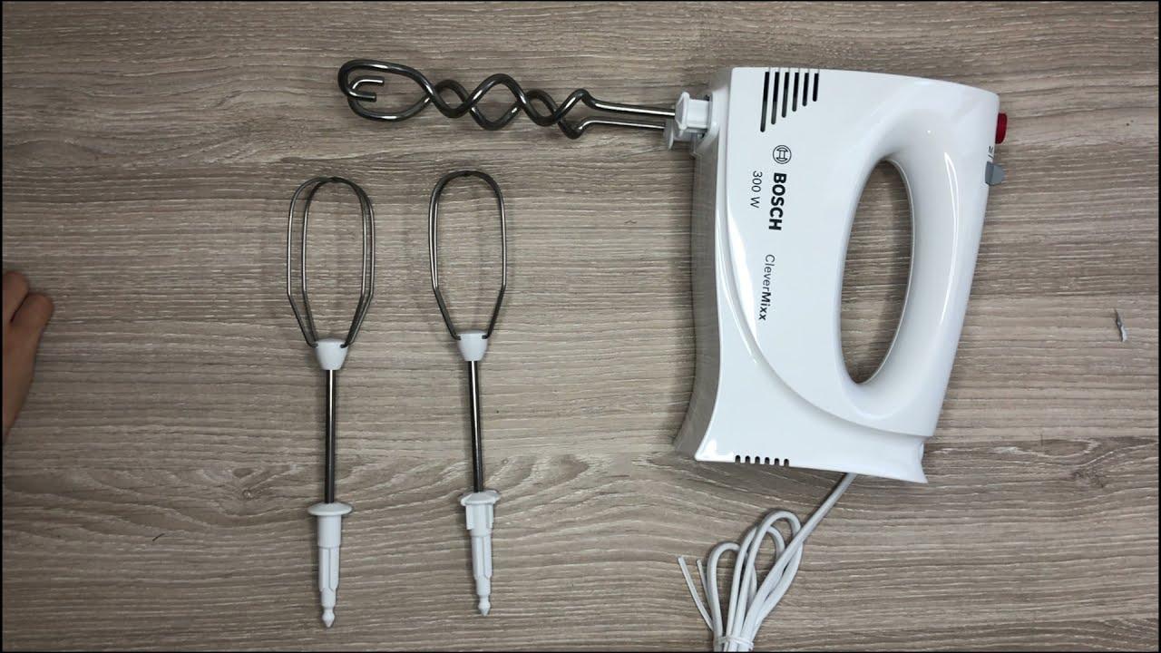 Bosch Batteur Electrique Clever Mix – Mfq3010 – 300 W – Blanc