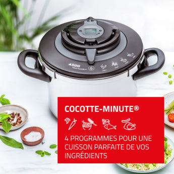 Seb Cocotte-Minute Clipso+ CHEF 10L Induction Inox