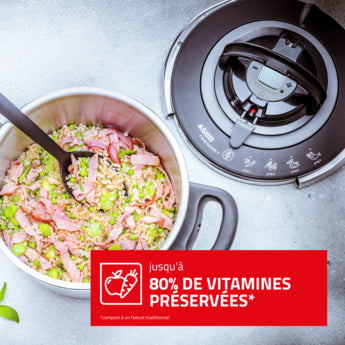 Seb Cocotte-Minute Clipso+ CHEF 10L Induction Inox